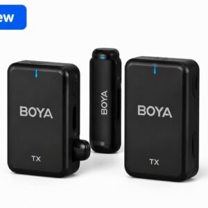 BOYA BY-WM3T Dual-Channel 2.4GHz Wireless Microphone – 2 TX + 1 RX